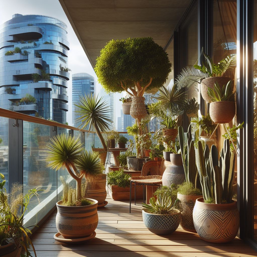 Jak pielęgnować rośliny doniczkowe w warunkach miejskich, np. na balkonach?